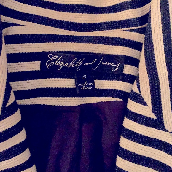 Elizabeth and James striped blazer. Size 0 - Picture 2 of 2